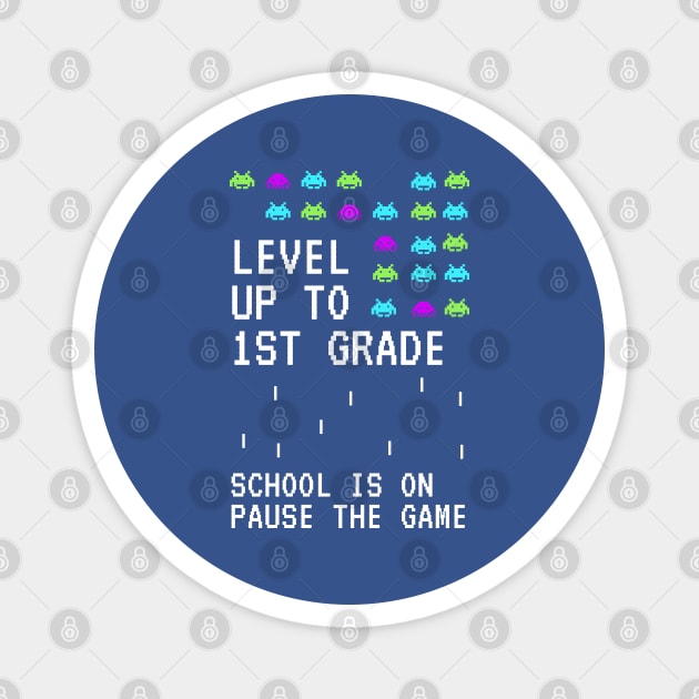 Level up to Third Grade back to School kids Clothing Magnet by Syressence